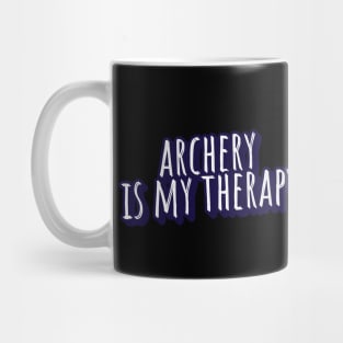 archery is my therapy Mug